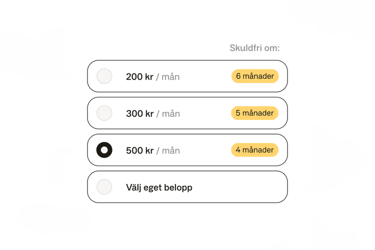 Välj din betalplan: Lagom är bäst